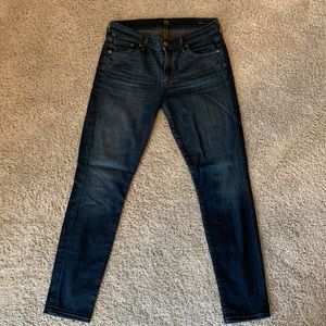 Citizens Of Humanity Thompson Medium Rise Cropped Skinny Jeans Size 28